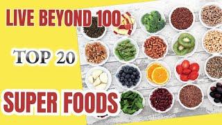 Discover the 20 Foods That Can Help You Live Longer | Healthy living | Good Health | Longevity