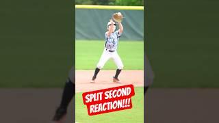  Line Drive LASER Snagged by Ice-Cold 3rd Baseman!  #baseball