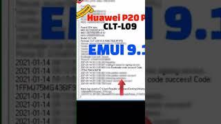 Huawei P20 Pro Bootloader Unlock Code Proofs 1 (CLT-L29/L09/L04/AL00)