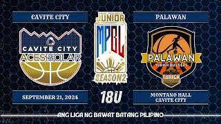 Junior MPBL Season 2 | Cavite City Aces Solar vs Palawan Yurich Builders | 18U