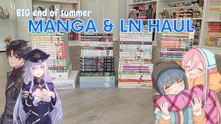 BIG End of Summer Manga and Light Novel Haul (90+ volumes!!) 