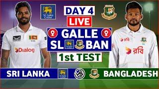 Sri Lanka v Bangladesh 1st Test Live | SL vs BAN 1st Test Day 4 Live Score & Commentary | SL Innings