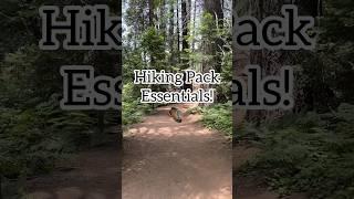  Simple backpack essentials for hiking! What do you keep in your day pack? #hiking #outdoors