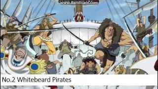 Top 10 One piece Pirate Crews