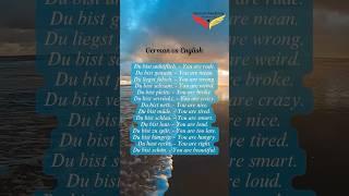 14 Powerful German Sentences for A1 Beginners #deutschlernen #germanpronunciation