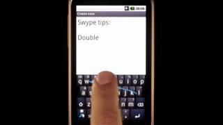 Swype Tips: Double Letter