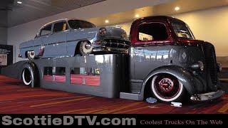 1941 COE Car Hauler with a Car in place The SEMA Show 2019