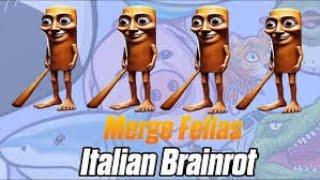 Most Game Ever! Italian Brainrot Final Boss - Merge Fellas #shorts​ #brainrot​ #mergefellas​