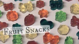 DIY Fruit Snacks - Gummies // Gummy "Bears" - Easy Recipe - How To | SoCraftastic