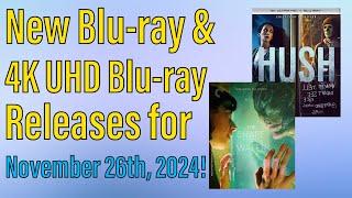 New Blu-ray & 4K UHD Blu-ray Releases for November 26th, 2024!