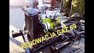 GAZ 69 RESTORATION | RENOWACJA | CZ.3 SKŁADAMY RAME I ODPALAMY SILNIK