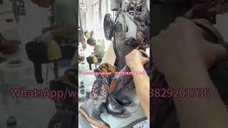 How to make goodyear shoes？#Qifeng Goodyear shoe production machine#shoe machine