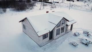 Строительство дома из газобетона в Новгородской области, д. Песчаное