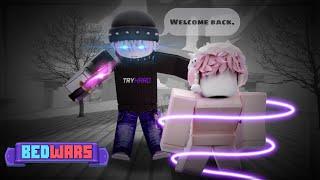 the BEST MOBILE PLAYER came BACK, So I DESTROYED Him! | ROBLOX BEDWARS