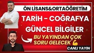 Coğrafya  - Tarih - Güncel Bilgiler Canlı Yayını @ZekiHoca45