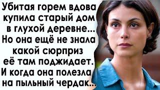 Вдова купила дом в глухой деревне  И когда она забралась на чердак, то ахнула, увидев там