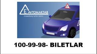 IMTIHON SAVOLLARI 100 99 98 biletlar