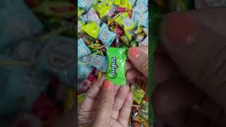 Candy Opening video, Sugus Apple Chewy Flavored Candy, morechocolates, mouth watering video #shorts