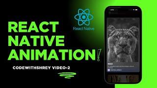 React Native Animation Replica of Instagram.