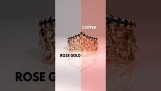 18k Rose Gold VS 14k Rose Gold. What’s the difference? #engagementring #blackdiamond