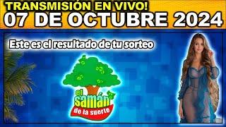 SAMAN DE LA SUERTE: Resultado SAMAN DE LA SUERTE LUNES 07 de octubre 2024