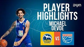 Michael Devoe Highlights vs. ALBA BERLIN | easyCredit BBL | Dyn Basketball