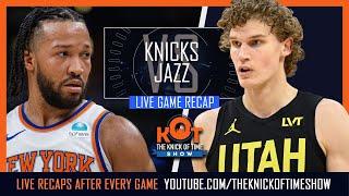 Knicks Vs Jazz Live Postgame