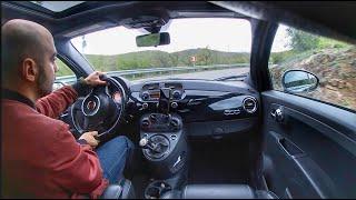 Fiat 500 Turbo Tyre Test Aplus A609 UP/Downhill