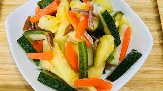 Old school chinese crunchy cucumber pickles - A side dish best before meals