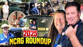 Hundreds of Ford Model A cars at the 2025 NCRG Roundup with car games! Gymkhana!!