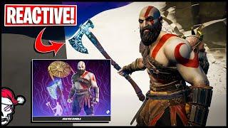 KRATOS BUNDLE in Fortnite! LEVIATHAN AXE Reactive Test (Fortnite Battle Royale)