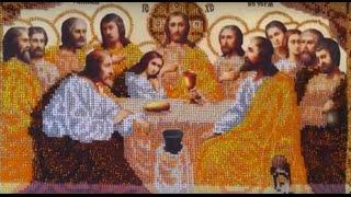 Вышивка Бисером Иконы Процесс вышивки иконы бисером
