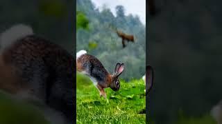 Eagle vs Rabbit #wildrift #wildanimals #wildlife #rabbit #eagle #animalworld #naturelovers #nature