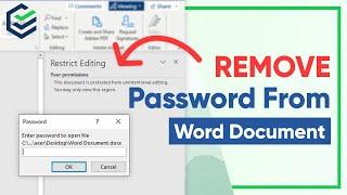 2023 How to Remove Password(Restrict Editing) from Word Document [Tutorial]