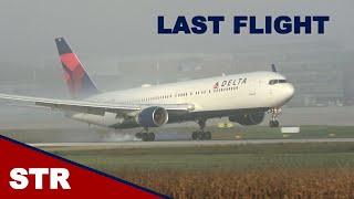 The last (ever?) Delta Landing & Takeoff at Stuttgart Airport