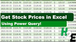 How to Pull Stock Prices Into Excel Using Power Query