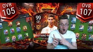 FIFA Mobile New 99 OVR Tournament Winner Cristiano Ronaldo Gameplay vs 107 OVR! Insane Bicycle Goal!