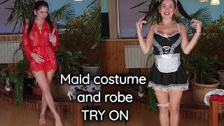 Try on Maid costume + robe try on  ||  josephine try on