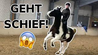 ERSTES MAL SPRINGEN MIT WESTERNPFERD GEHT SCHIEF!!!