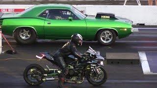 Cars vs Superbikes - drag racing - 604 Street Legit