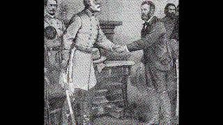 Archive recording of Gen Lee surrenduring to Gen Grant at Appomattox