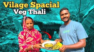 Vilage Spacial Veg Thali || Cooking With Indian Truck Drivers