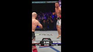 Movlid Khaybulaev nearly got Jeremy Kennedy with that flying knee! #MMA #PFL #Shorts