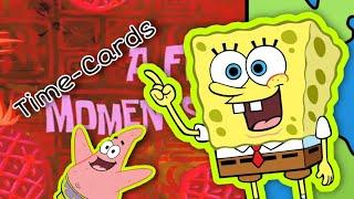 ALL SPONGEBOB SQUAREPANTS TIME-CARDS (FREE TO USE) | Very Earthly-Being