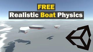 FREE Realistic Boat Physics Simulator in Unity with tutorial