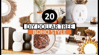 20 DIY HOME DECOR IDEAS BOHO STYLE + HACKS DOLLAR TREE IDEAS TO TRY IN 2021 VIRAL ROOM DECOR