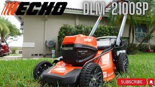 ECHO  Lawnmower DLM 2100SP 21" Steel Deck Brushless Motor 56V Self Propelled Lawn Mower eFORCE #echo
