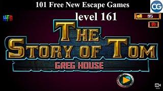 101 Free New Escape Games level 161 - The Story of Tom GREG HOUSE - Complete Game