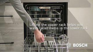 How to: Adjust the Upper Rack Height on your Bosch Dishwasher | Bosch Home Canada