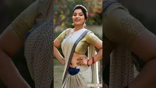 Graceful Saree Navel Elegance | AI Model in Traditional Attire ️